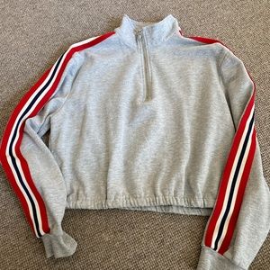 LA Hearts cropped sweatshirt